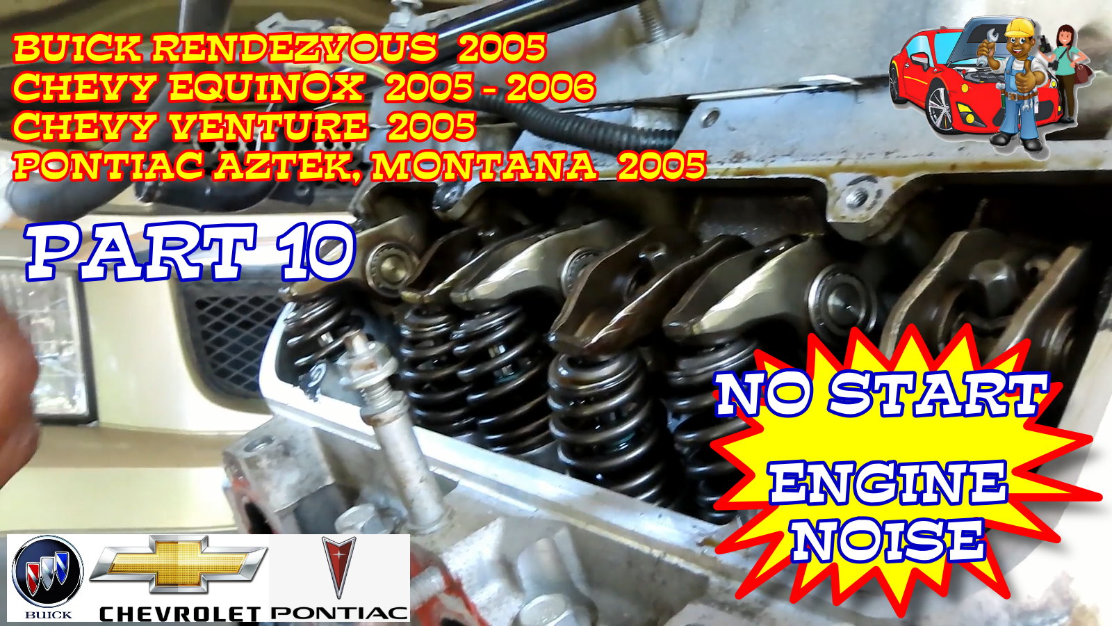 Chevy Equinox Buick Rendezvous Engine Rebuild Replace Head Gaskets Timing Chain Intake Manifold - Part 10