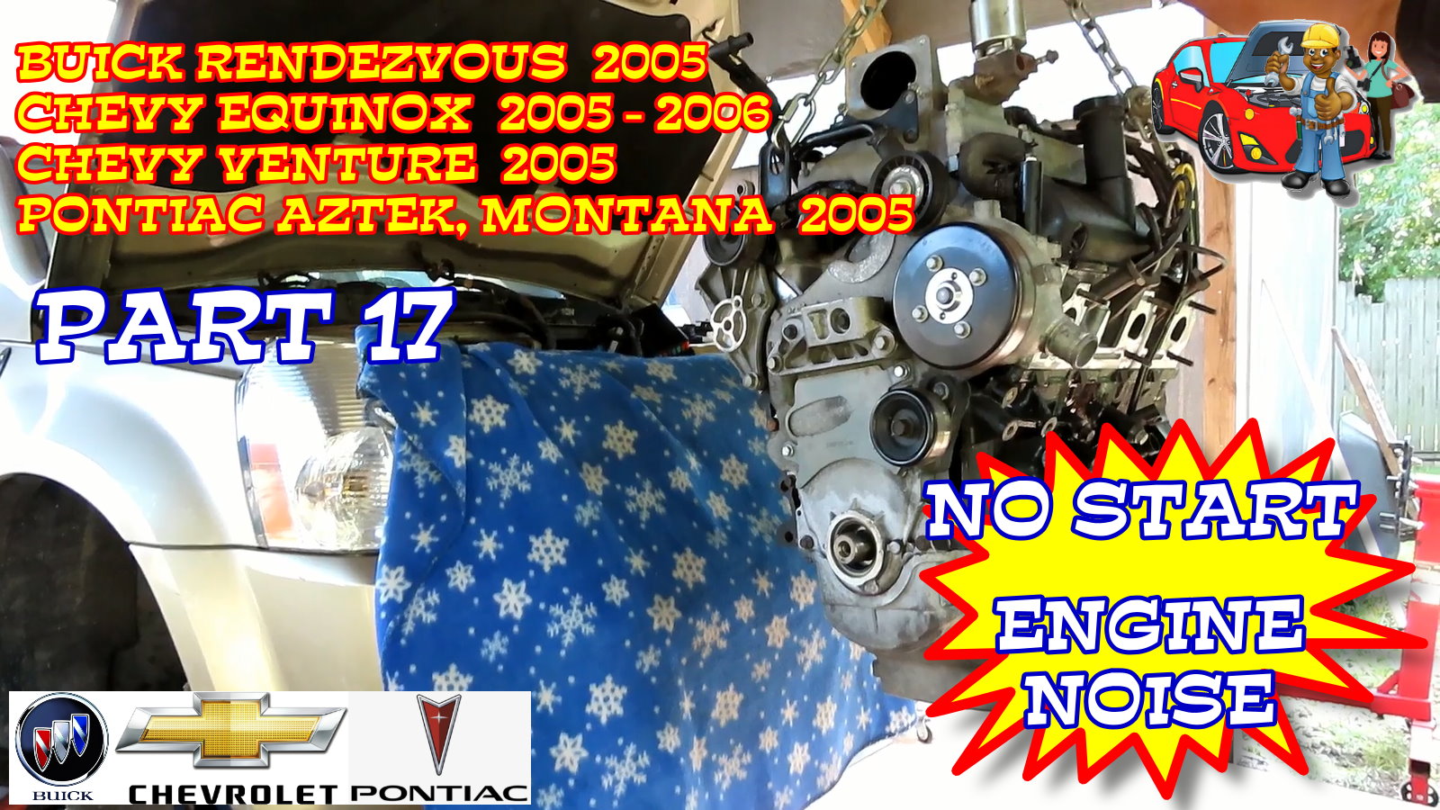 Chevy Equinox Buick Rendezvous Engine Rebuild Replace Head Gaskets Timing Chain Intake Manifold - Part 17