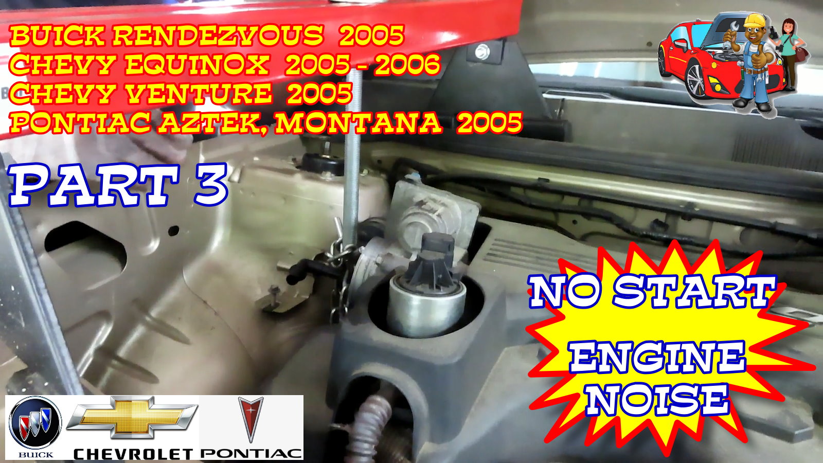 Chevy Equinox Buick Rendezvous Engine Rebuild Replace Head Gaskets Timing Chain Intake Manifold - Part 3