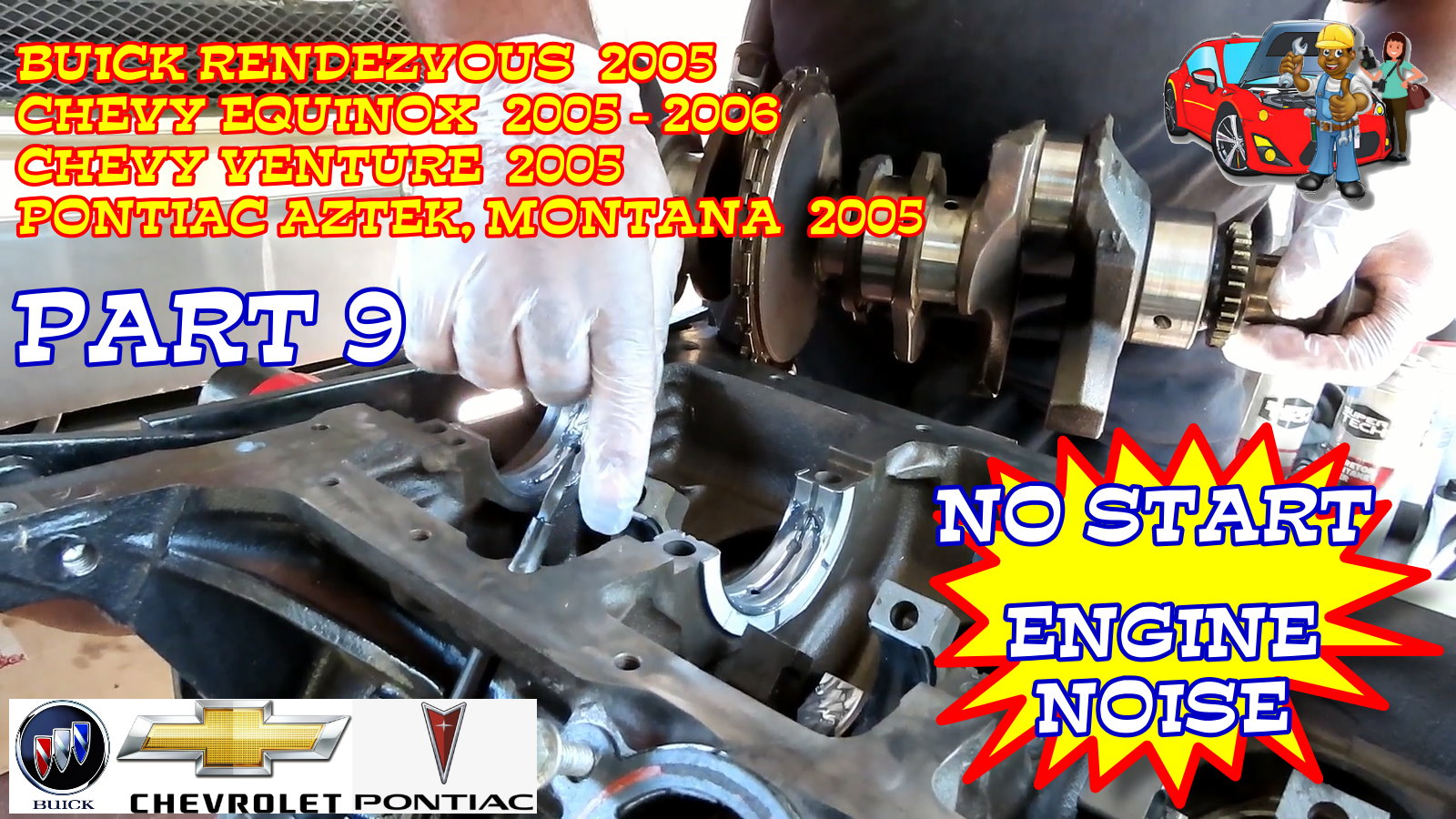 Chevy Equinox Buick Rendezvous Engine Rebuild Replace Head Gaskets Timing Chain Intake Manifold - Part 9