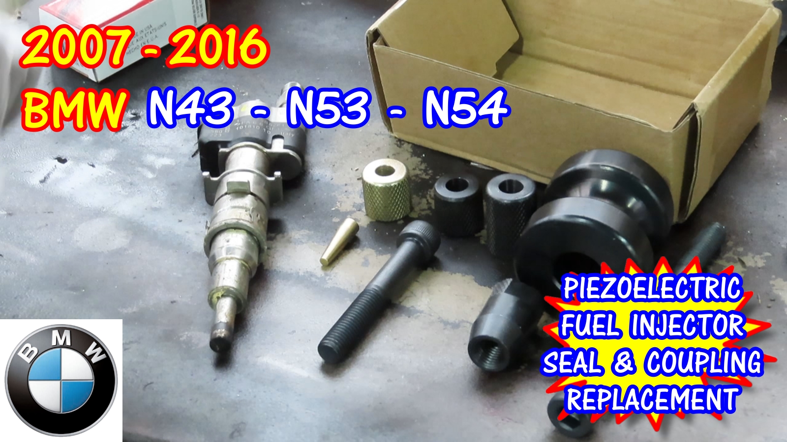 BMW 335i 335xi 535i 535xi 650 740i 640Li 750 X5 X6 Piezoelectric Fuel Injector Seal Replacement