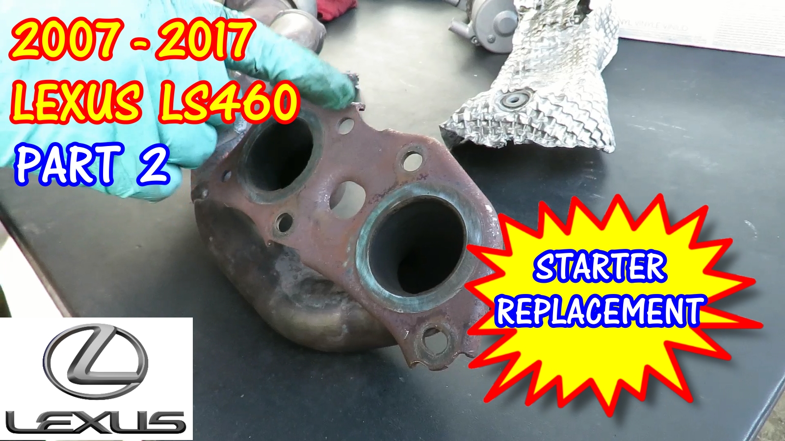 2007-2017 Lexus LS460 Starter Replacement - Part 2