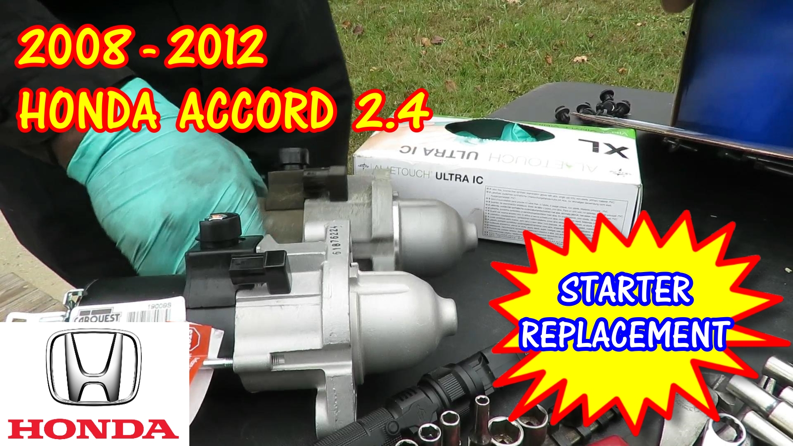 2008-2012 Honda Accord Starter Replacement
