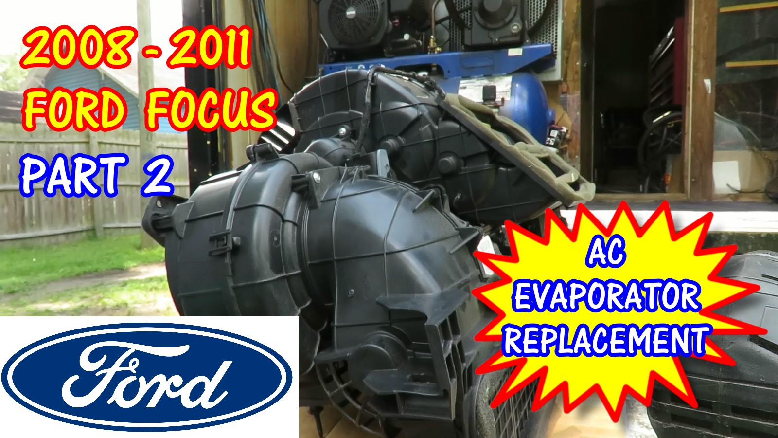 Ford Focus AC Evaporator Core Replacement 2008-2011 - Part 2