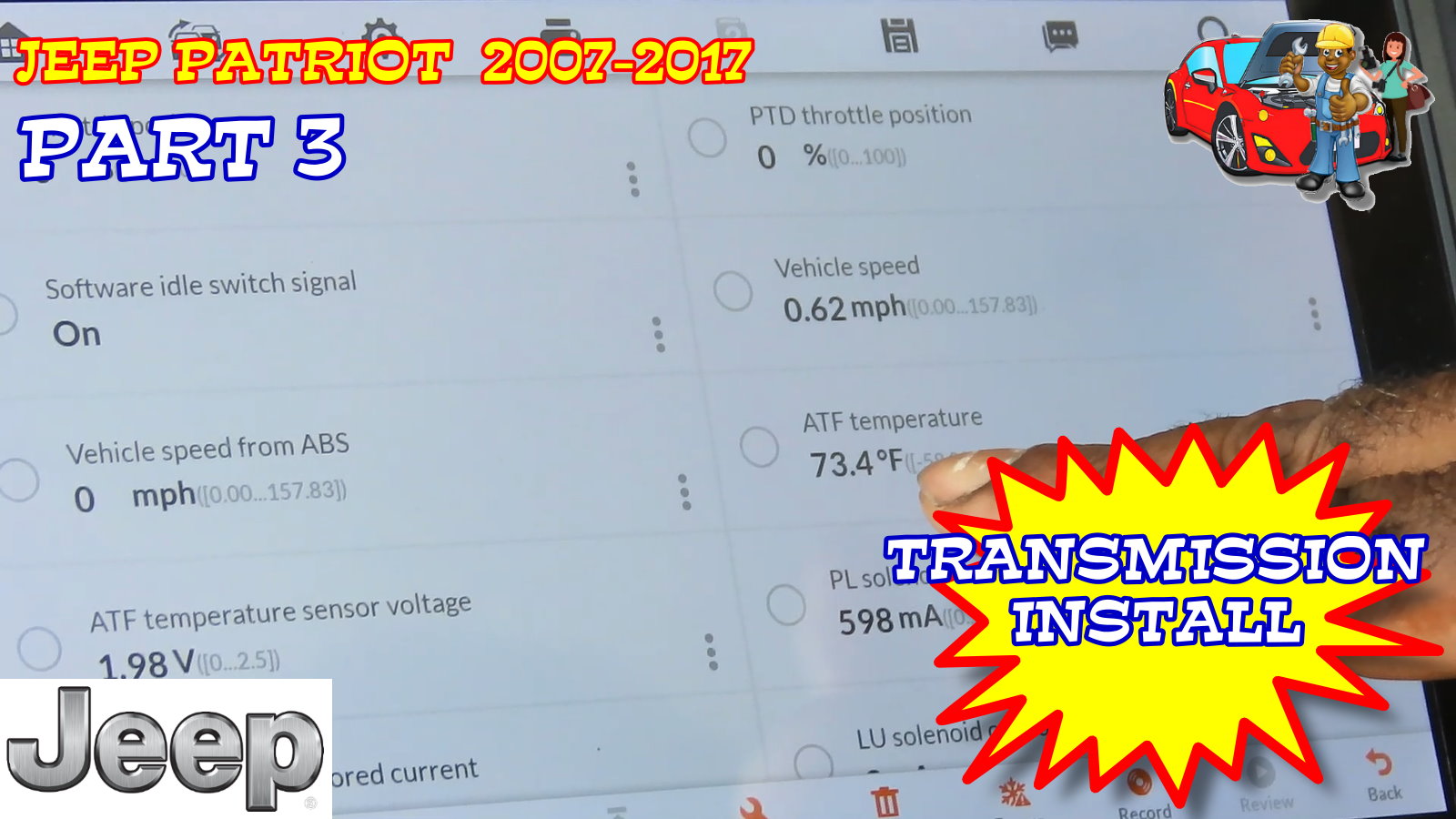 Jeep Patriot CVT Transmission Installation 2007-2017 Part 3