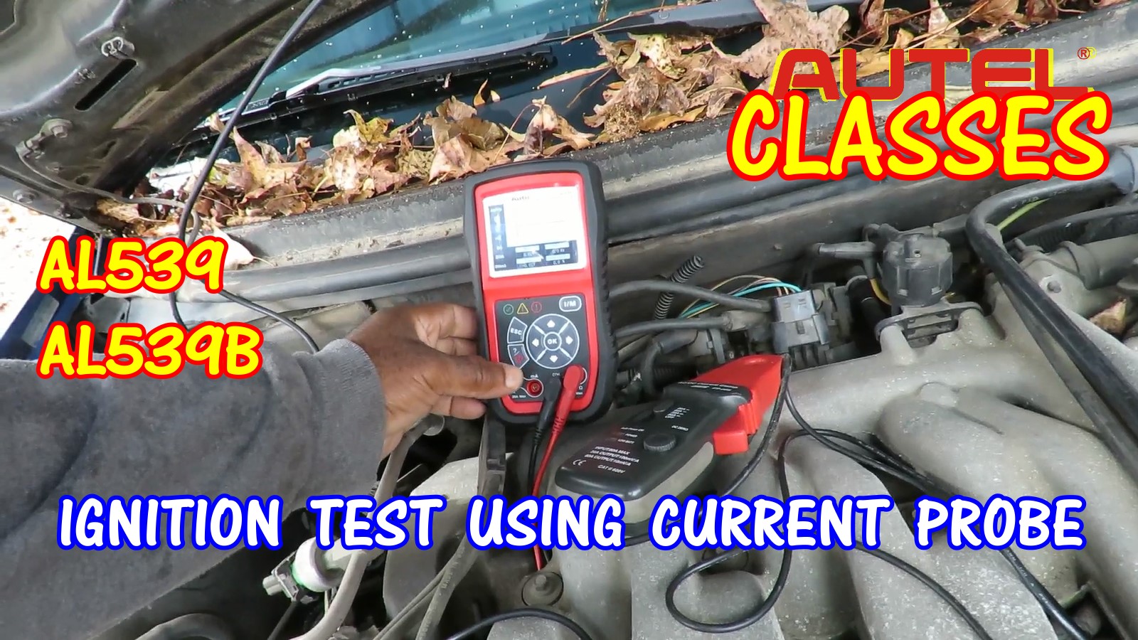 Checking Ignition Misfire Using The Autel AL539, AL539B, and a CURRENT PROBE
