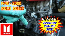 1998-2000 Isuzu Rodeo Cranks But Does Not Start