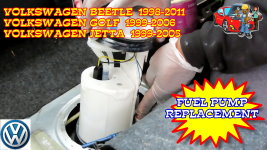 Volkswagen Beetle Golf Jetta Fuel Pump Replacement 1998-2005