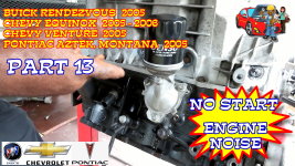 Chevy Equinox Buick Rendezvous Engine Rebuild Replace Head Gaskets Timing Chain Intake Manifold - Part 13