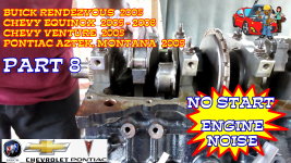 Chevy Equinox Buick Rendezvous Engine Rebuild Replace Head Gaskets Timing Chain Intake Manifold - Part 8