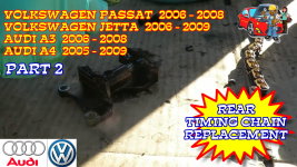 Volkswagen Passat Jetta Audi A3 A4 Rear Timing Chain Replacement - Part 2
