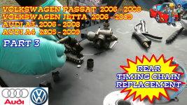 Volkswagen Passat Jetta Audi A3 A4 Rear Timing Chain Replacement - Part 3