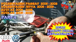Volkswagen Passat Jetta Audi A3 A4 Rear Timing Chain Replacement - Part 4