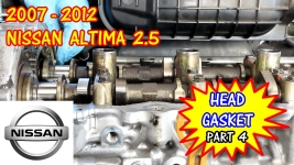 Nissan Rogue Nissan Altima Nissan Sentra Head Gasket Replacement. Part 4