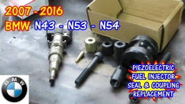BMW 335i 335xi 535i 535xi 650 740i 640Li 750 X5 X6 Piezoelectric Fuel Injector Seal Replacement