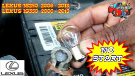 Lexus IS250 IS350 NO START Cranks But Does Not Start 2006-2013