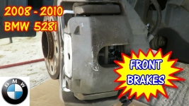 BMW 525i 525xi 528i 528xi 530i 530xi Front Brakes Replacement