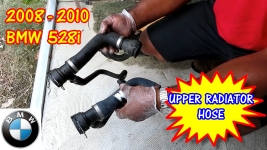 BMW 525i 525xi 528i 528xi 530i 530xi Upper Radiator Hose Replacement