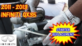 2011-2013 Infiniti QX56 Starter Replacement